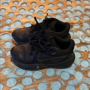 Under Armour Kids Black Athletic Sneakers
